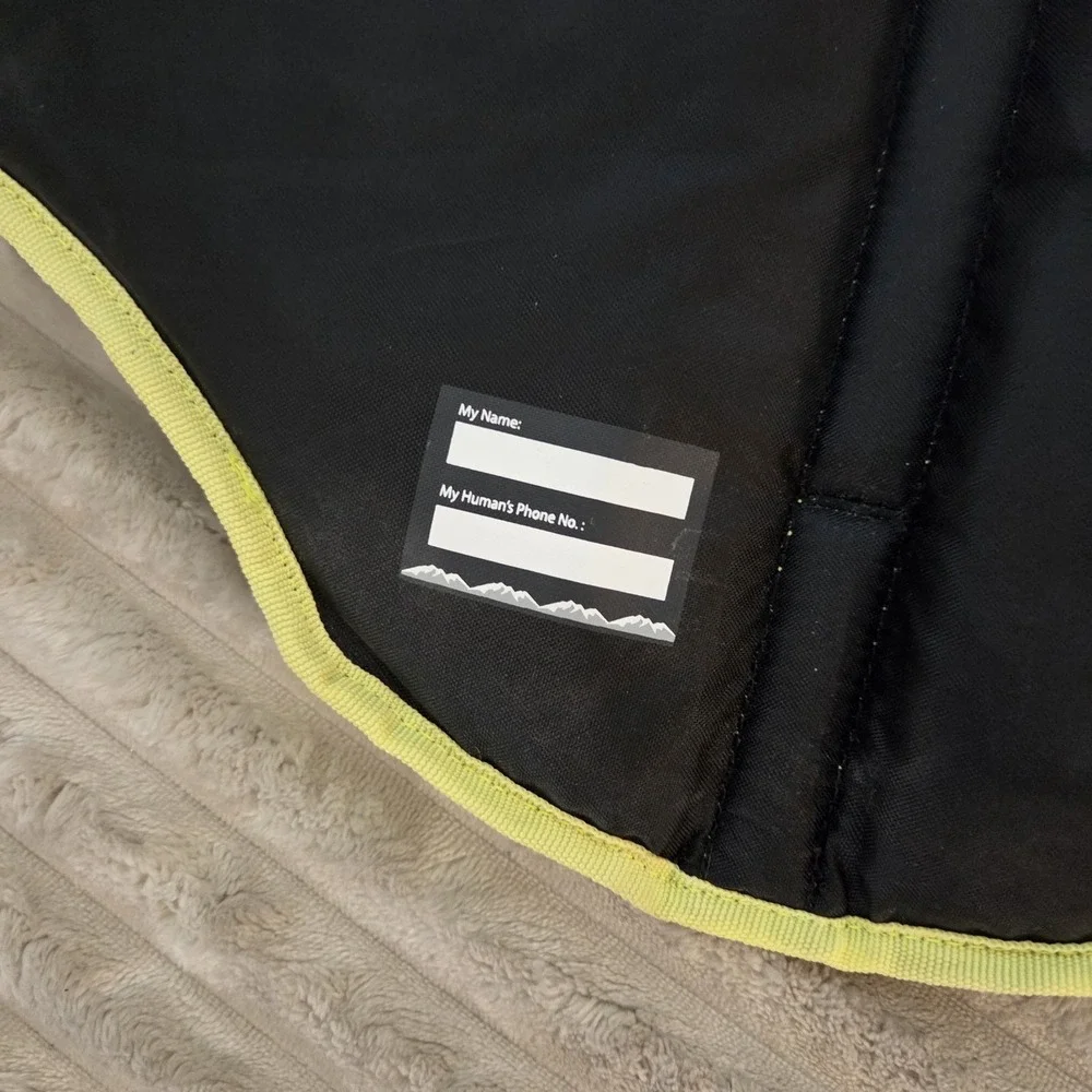 Arcadia Trail Dog Life Jacket High Visibility Flotation Vest Yellow Black Size S